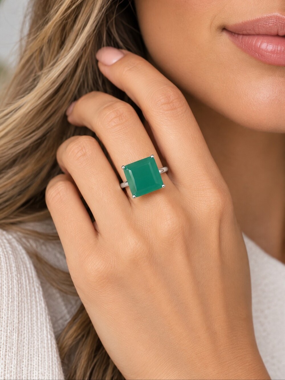 SALE! Verde Onyx Solitaire